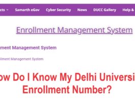 How Do I Know My Delhi University Enrollment Number?