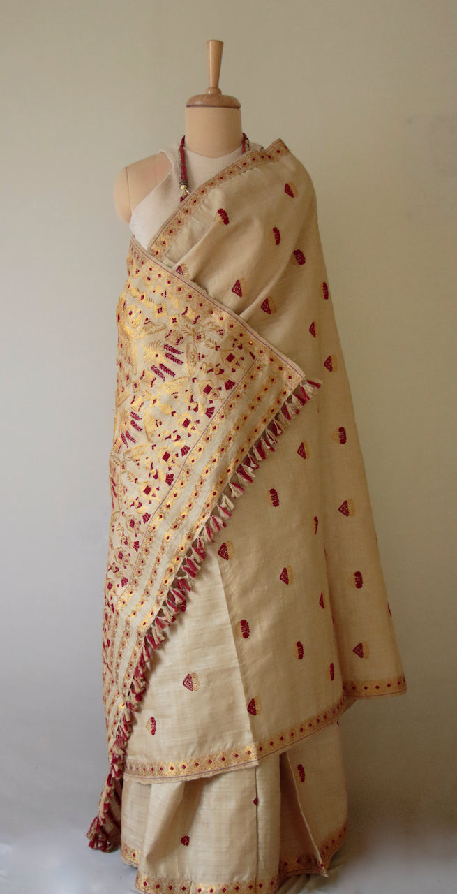 Muga Silk Saree from Assam , India