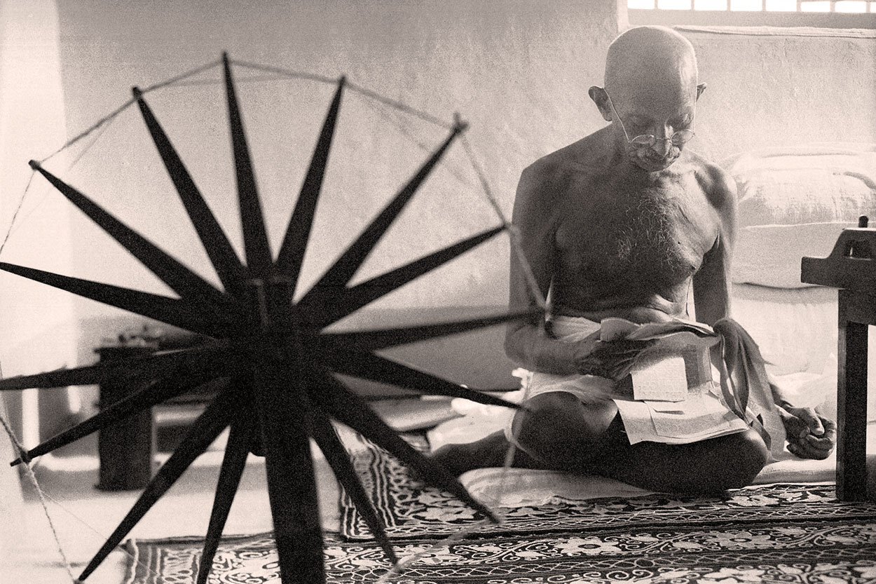 Khadi movement by Mahatma Gandhi