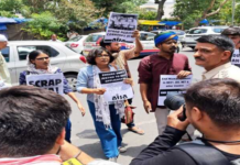 Amid AISA protests, Dharmendra Pradhan missed yoga day!